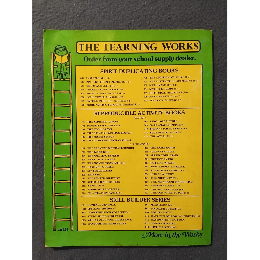 Awards Galore Reproducible Activity Book Beverly Armstrong The Learning Works - Picture 2 of 3